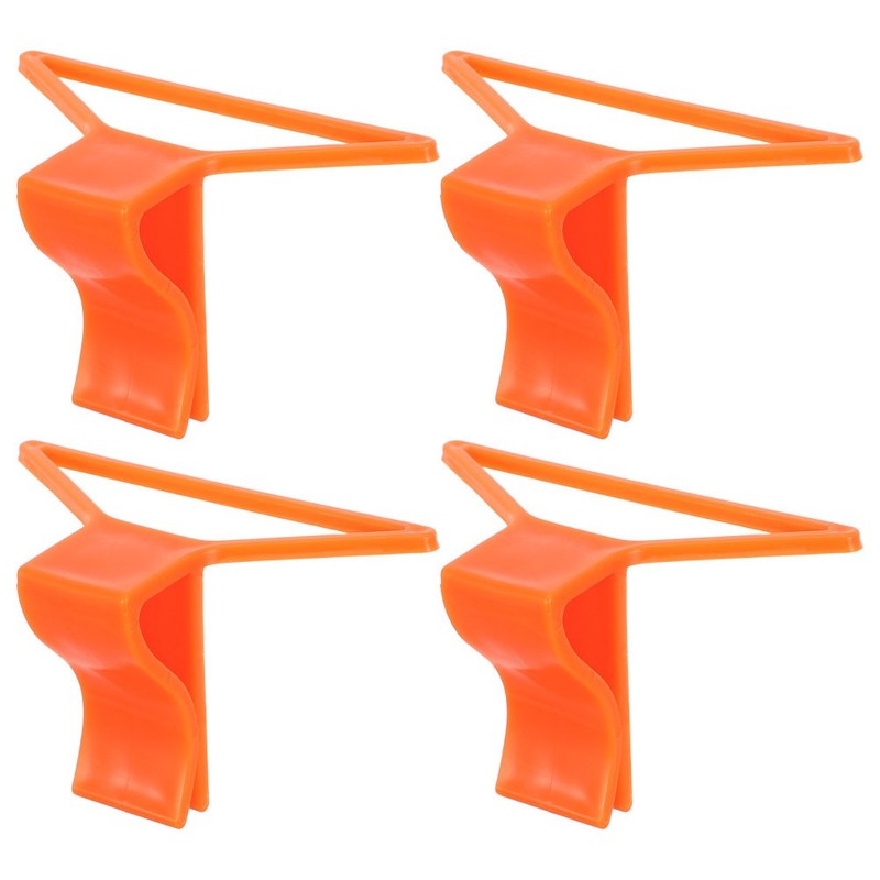 4 Pcs Paint Brush Holder Bucket Rim Paintbrush Clip Can Edge Hanger for Artist