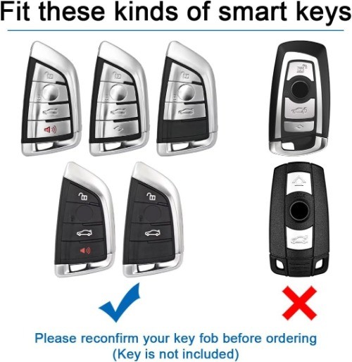 Key Fob Case Cover Compatible for 1 2 3 5 7 8 M5 M6 Series X1 X2 X3 X5 X6 X7 GT3 gallery