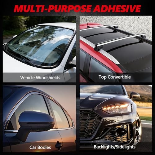 [2 Pack] Polyurethane Windshield Adhesive, Windshield Sealant Black - High 2P gallery