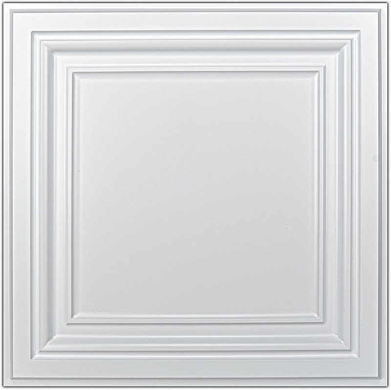 Multipurpose 2’x2′ PVC Ceiling Tiles – 24 Elegant Tiles for Quick & Easy Install