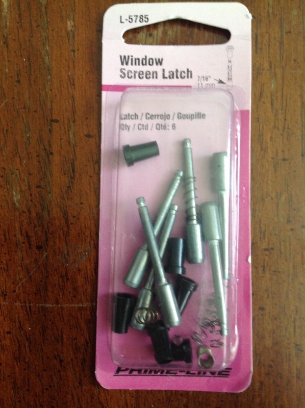 PrimeLine Window Screen Latch L5785 ( Package of 8 ) - NEW
