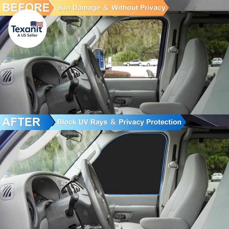 Front Windshield ＆ Side Window Sun Shade for 1996-2025 Chevy Express Accessories gallery