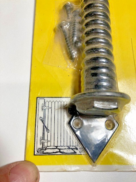 12″ Gate Spring Black door Tension Gate Closer 225-9037 Adjustable NOS