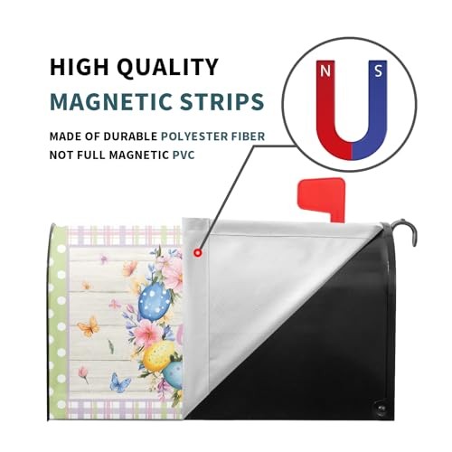 Easter Mailbox Covers Magnetic Standard Size 21" X 18" 21x18 in Easter Egg gallery