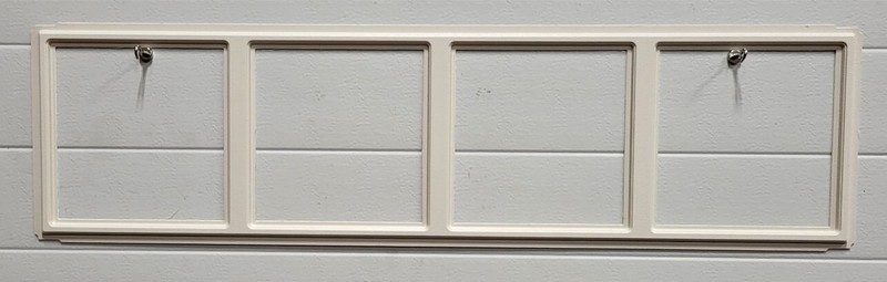 HOLMES Garage Doors MADISON 611 ALMOND Replacement Window Inserts/LONG Panel