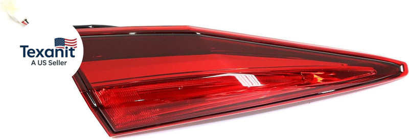 Tail Light Compatible with 2016-2021 Honda Civic Driver Side, Inner