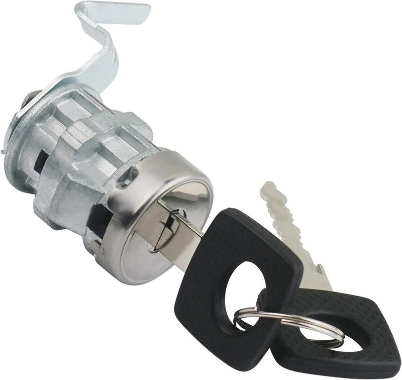 Tailgate Lock Cylinder w/Keys Compatible with 2007-2014 Truck Pickup 1500 2500HD