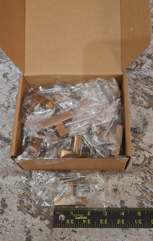 Goldenwarm Kitchen Cabinet Hardware 25-Pack Handles Pulls 2″ Gold T-Handles