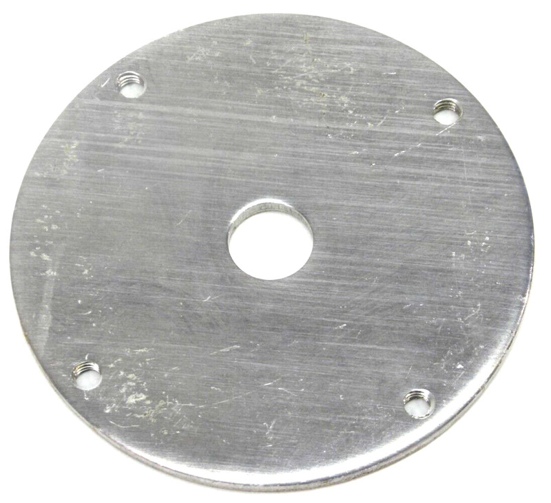NEW!! Threaded Hand Railing Aluminum Post Flange Floor Plate Mounting Bracket SI