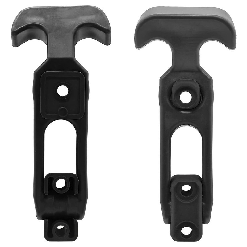 2 Pack Flexible Rubber T-Handle Hasp Draw Latch for Tool Box Cooler Golf Cart