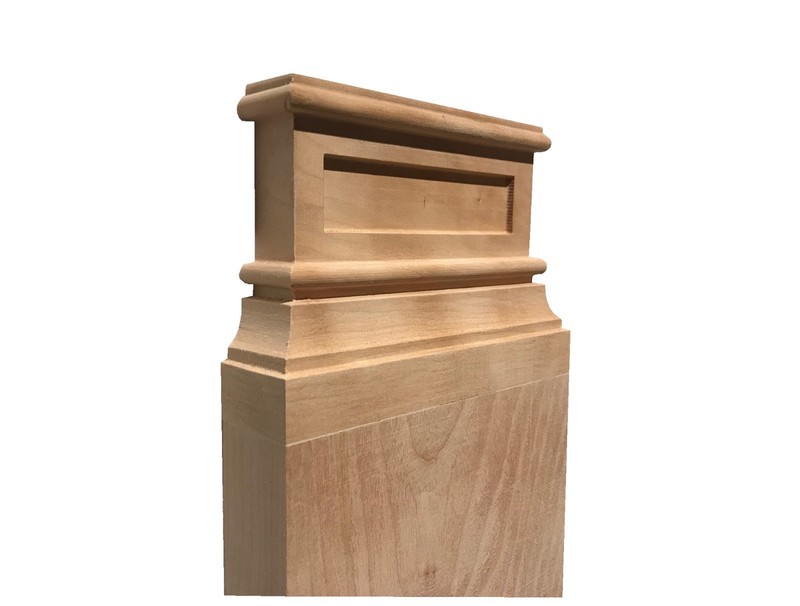 Colonial Solid Hardwood Molding Base Plinth Blocks gallery