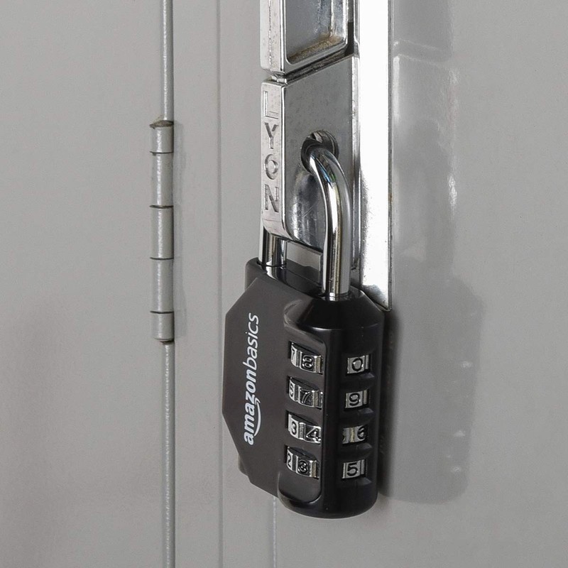 Amazon Basics 4 Digit Combination Lock Black 2 Pack gallery