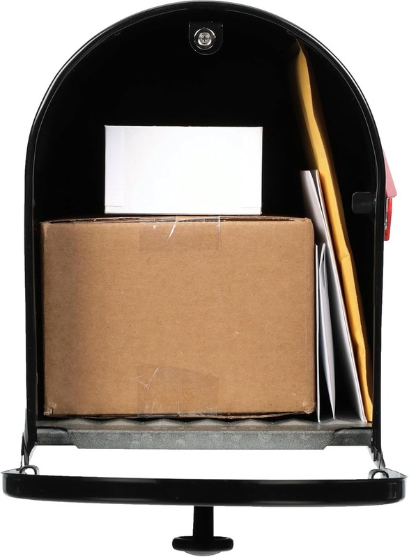 Gibraltar Mailboxes OM160BEC Outback Double Door, Large Capacity Large, Black gallery