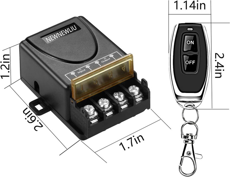 12 Volt Remote Switch Wireless,Dc12V/24V/48V/72V/30A Relay,Remote Control Switch gallery