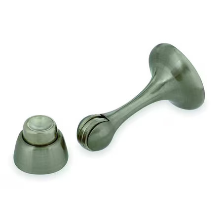 Magnetic Door Holder, Satin Nickel, Wall, 1Xnp5