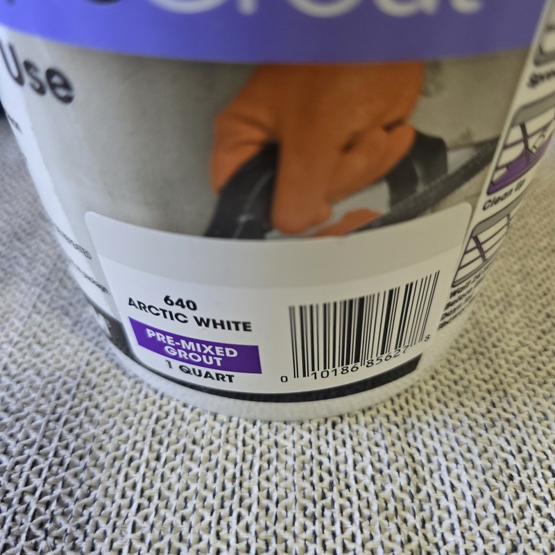 Simple Grout Ready To Use - Pre Mixed (1 Quart) Artic White gallery