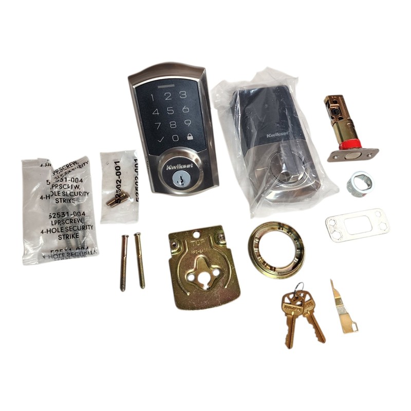 Kwikset SmartCode 270 Touchpad Deadbolt 9270TRL-15S Satin Nickel Open Box gallery