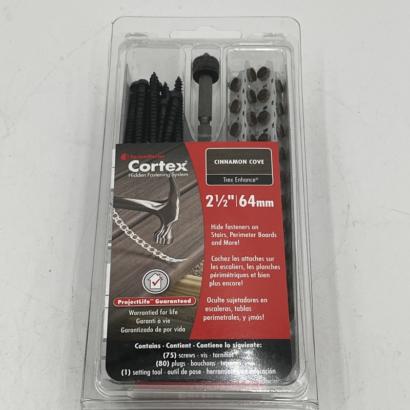 NEW!! FastenMaster 50 LF Collated Cortex for TREX Cinnamon Cove 2-1/2” Screws gallery