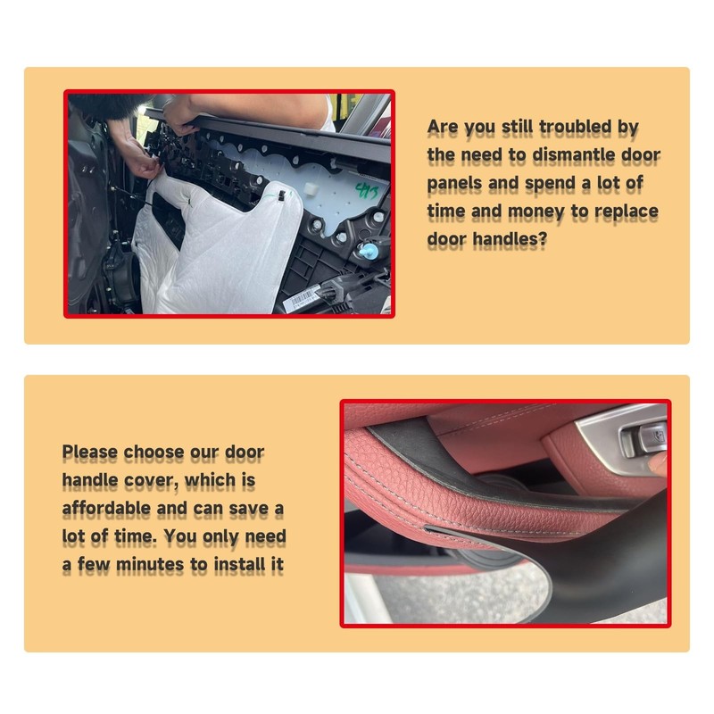 Compatible with BMW 5 Series Inner Door Handle Cover 2018-2023 G30 G31 520i 5... gallery
