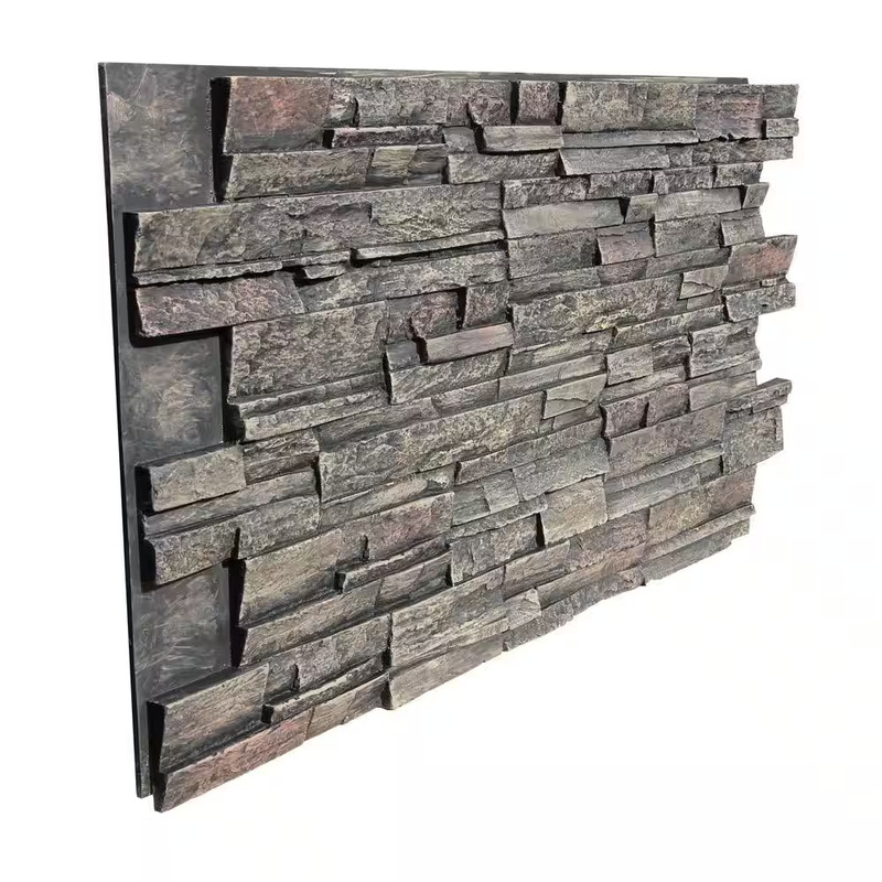 Stack Stone 48 In. X 24.25 In. Polyurethane Interlocking Siding Panel Finished i gallery