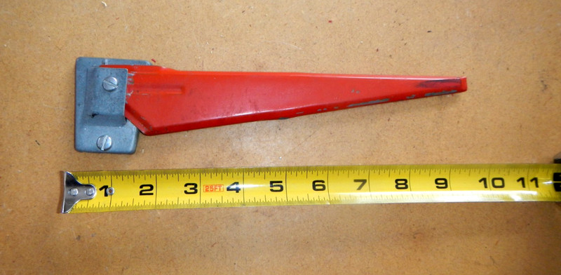 VINTAGE Rural Mailbox Flag Red used mail box USA