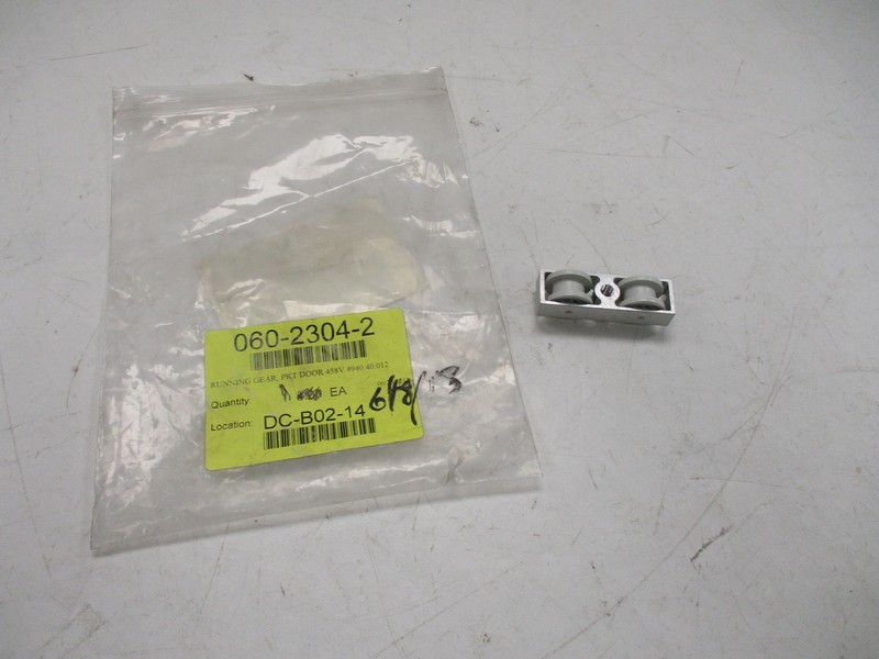 HAFELE DOUBLE ROLLER DOOR RUNNING GEAR SILVER 060-2304-2