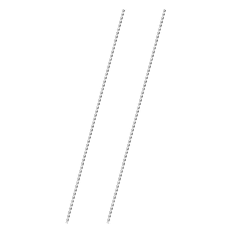 2-Pack Fully Threaded Rod, M4x350mm 304 Stainless Steel Right Hand Bar Studs