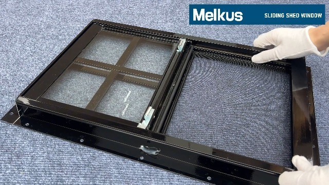 2 Pack 18"x23" Flush Mount Shed Windows with Tempered Glass & Screen - Ideal for gallery