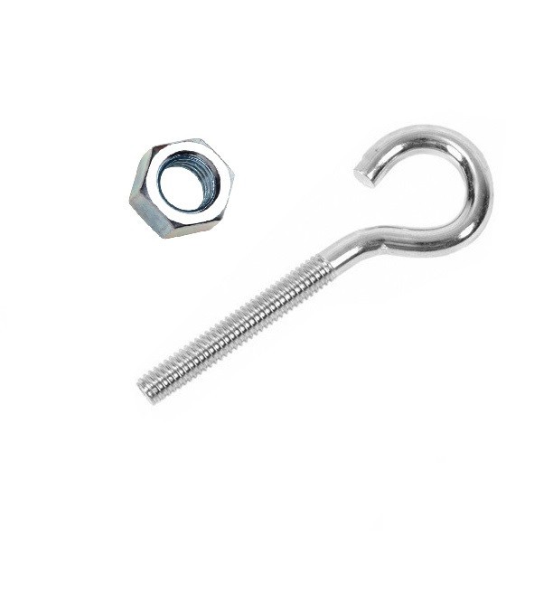 Garage Door Extension Spring Eye Bolt 5/16″ X 3 3/4″ with Nuts