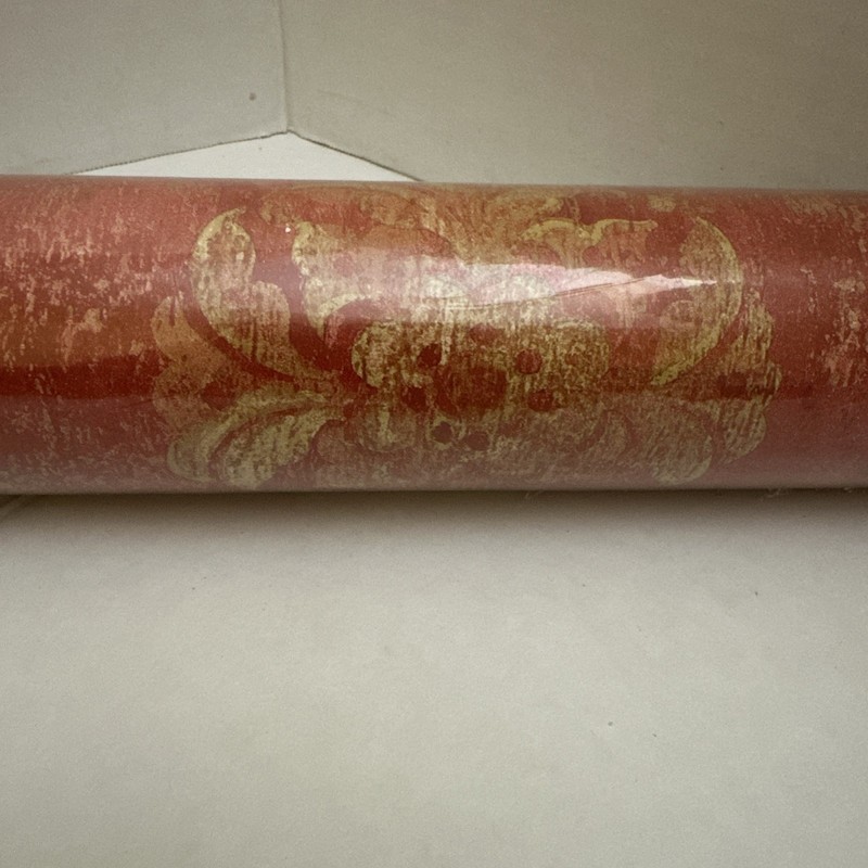 Norwall Wallpaper Roll Red/Gold Regal Damask NEW 56 sq.ft MADE CANADA CS27328 gallery