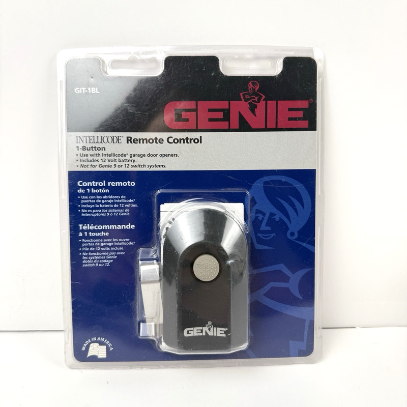 Genie 1-Button Intellicode Remote Control, GIT-1BL Sealed Brand New