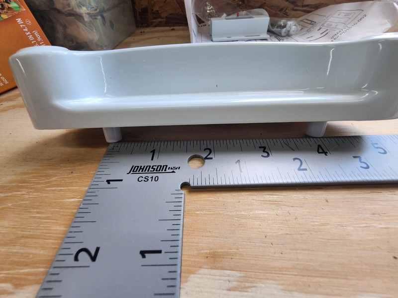 Patio Door Handle Set, Replacement Sliding Door Handle Set (Non-Keyed) - White gallery