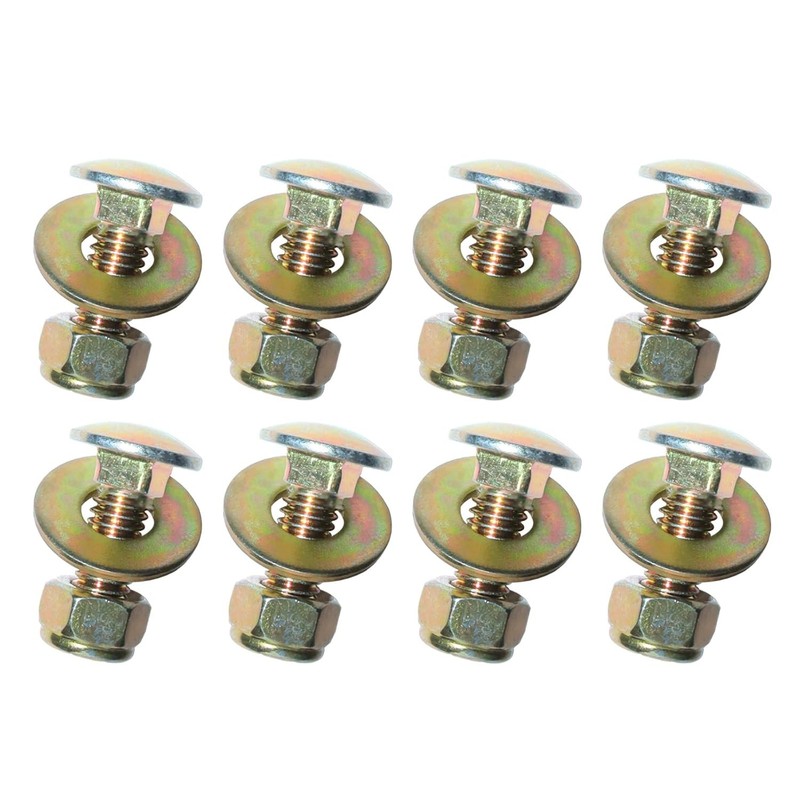 5/16" x 1/2" Carriage Bolt by Color Galvanization of 5/16 x 1/2, Multicolored