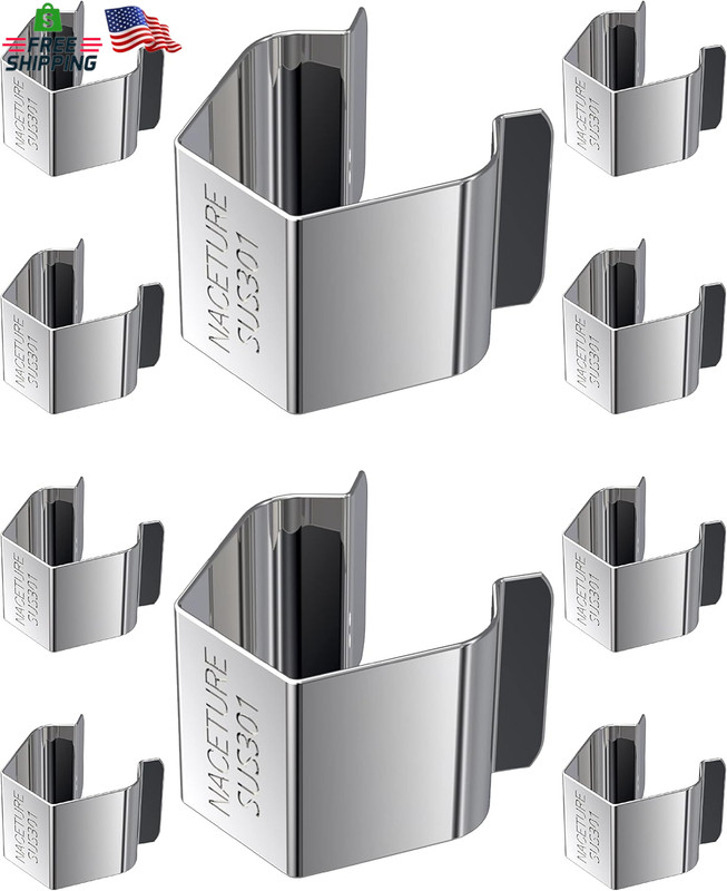 Screen Door Installer Clips – 10 Pieces Screen Clips for Rescreening and Screen