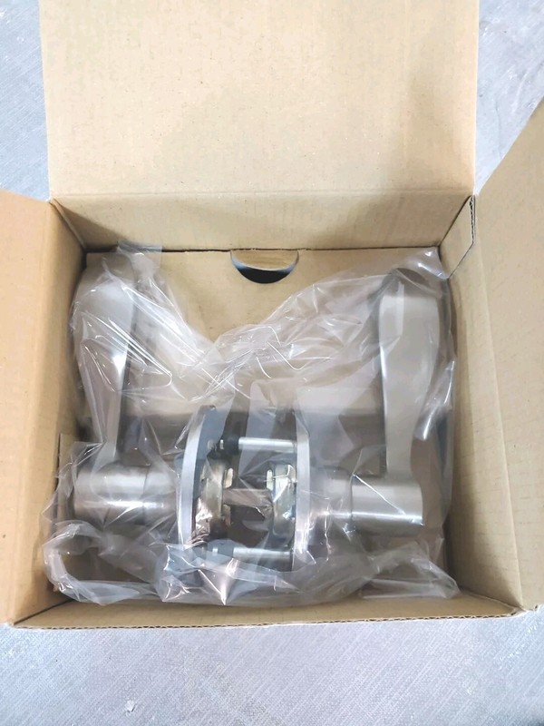 Shield Security Passage Wave Lever Satin Nickel Part # 226966 gallery