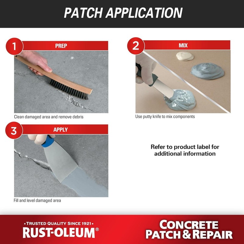Rust-Oleum Concrete Patch & repair kit, 24oz - 301012 gallery