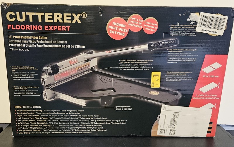 Cutterex 13″ professional floor cutter, item#: BLC-330 NEW