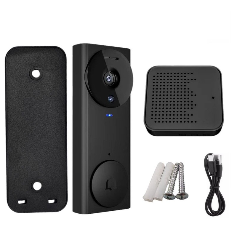 5V 1A Wireless Doorbell Camera HD Video Night Vision 2-Way Audio for ULooka