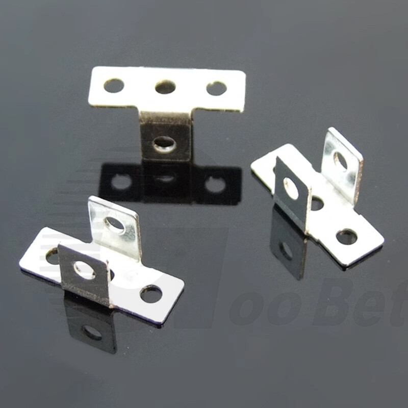 Small Tee Iron Mending Plate 2mm Shaft Bracket Metal Brace RC Car Model Toys DIY gallery