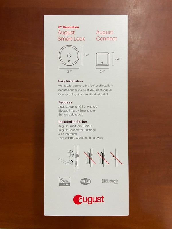 August Smart Lock Pro + Connect Wi-Fi Bridge ASL-03 AC-R1 Dark Gray *NEW* C869DS gallery