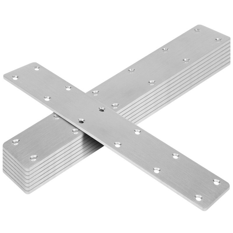8 Pack 107/8×2 Inch Stainless Steel Flat Mending Plate Straight Bracket