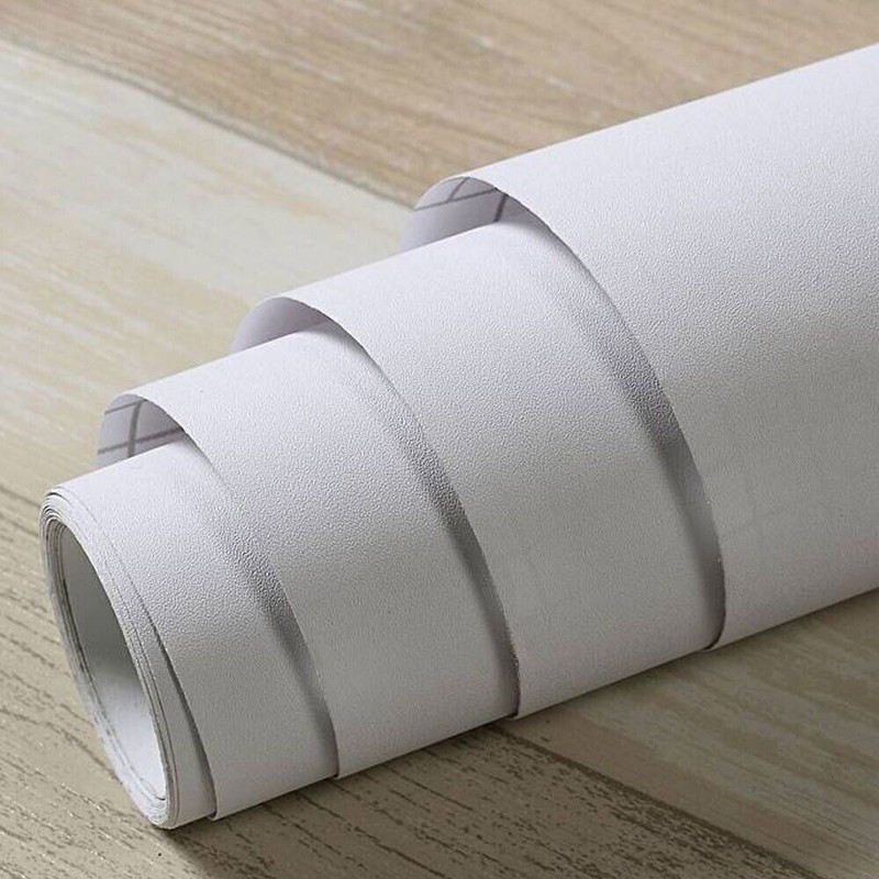 Vinyl Matte Wallpaper Self Adhesive Kitchen Cabinet Wrap Stickers Waterproof gallery
