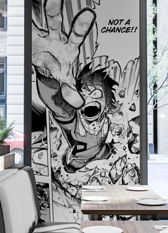 Midoriya Manga Panels Wallpaper. My Hero Academia Peel and Stick Wall Mural. gallery