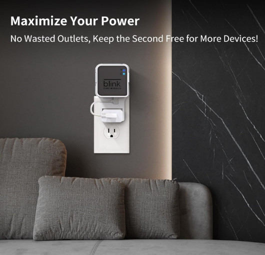 256GB USB Flash Drive Outlet Wall Mount for Blink Sync Module 2 with Short Cable gallery