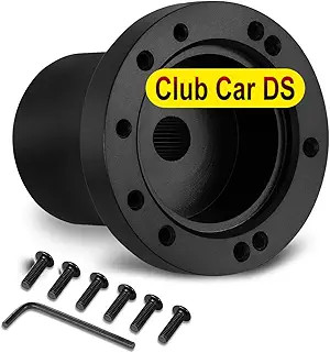 Cart Steering Wheel Adapter, Golf Cart Steering Wheel Accessories (Black