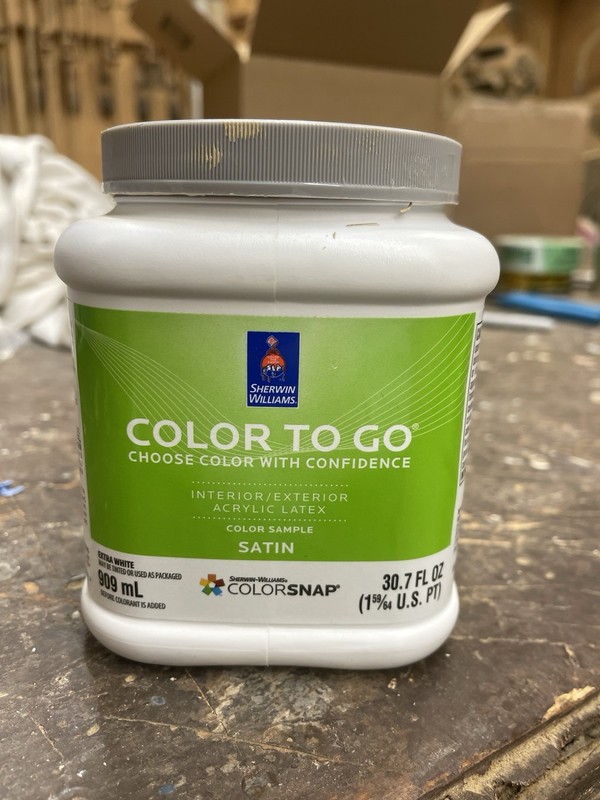 Sherwin Williams Color To Go Satin Interior Sample Paint / Best Beige