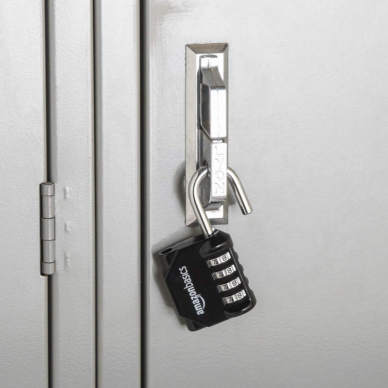 Amazon Basics 4 Digit Combination Lock Black 2 Pack gallery