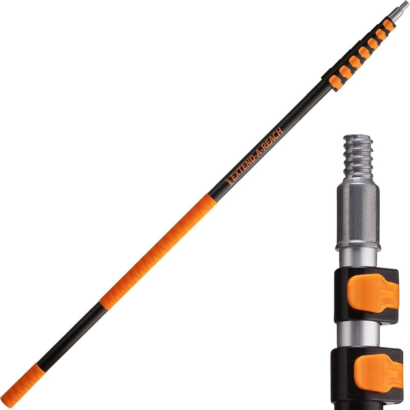 5-30 Ft Long Telescopic Extension Pole // Multi-Purpose Extendable Pole with Uni