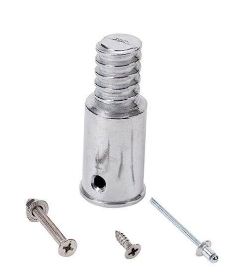 Metal 3/4″ (.75) Threaded Tips Replacement Kits for Telescopic 3/4 in 1