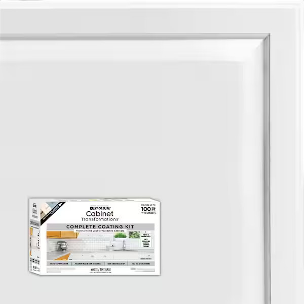 Rust-Oleum Cabinet Transformation Complete Coating Kit Pure White Tint Base gallery